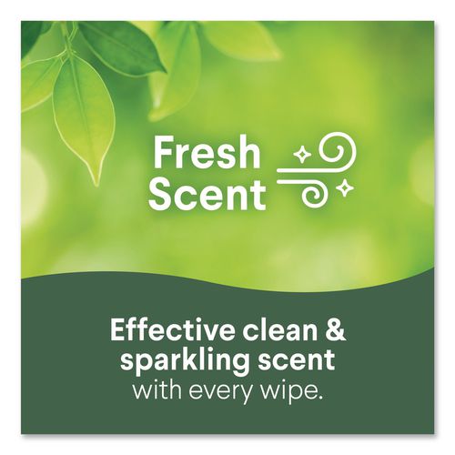 Image of Clorox® 31430 Disinfecting Cleaning Wipes, Flex Pack, 1-Ply, 8 x 7, Fresh Scent, White, 75 Towels/Box, 6 Boxes/Carton