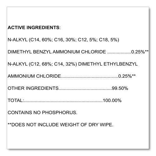 Image of Clorox Healthcare® 31758 VersaSure Cleaner Disinfectant Wipes, 1-Ply, 6 x 5, Fragranced, White, 150 Towels/Canister