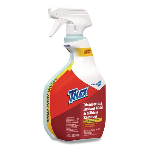Image of Tilex® 35600 CloroxPro Disinfecting Instant Mold and Mildew Remover, 32 oz Smart Tube Spray, 9/Carton