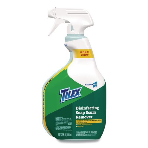 Image of Tilex® 35604 CloroxPro Disinfecting Soap Scum Remover Spray, 32 oz Smart Tube Spray