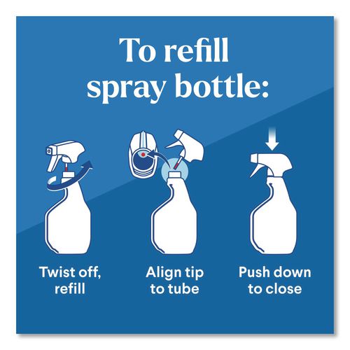 Image of Clorox® 60094CT Clorox Pro EcoClean Disinfecting Cleaner, Unscented, 128 oz Refill Bottle, 4/Carton