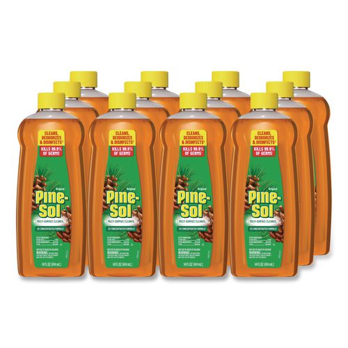Image of Pine-Sol® 60146CT Multi-Surface Cleaner Disinfectant Concentrated, Pine Scent, 14 oz Bottle, 12/Carton