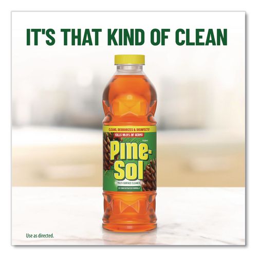 Image of Pine-Sol® 60149CT Multi-Surface Cleaner Disinfectant Concentrated, Pine Scent, 20 oz Bottle, 8/Carton