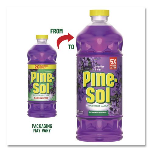 Image of Pine-Sol® 60153CT Multi-Surface Cleaner Concentrated, Lavender Clean, 24 oz Bottle, 12/Carton