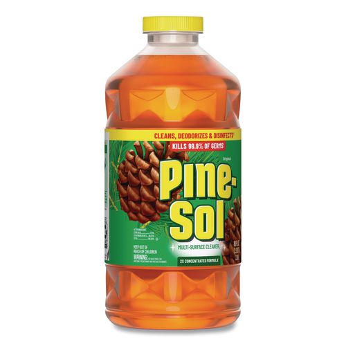 Image of Pine-Sol® 60160CT Multi-Surface Cleaner Disinfectant Concentrated, Pine Scent, 80 oz Bottle, 6/Carton