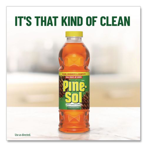 Image of Pine-Sol® 60160CT Multi-Surface Cleaner Disinfectant Concentrated, Pine Scent, 80 oz Bottle, 6/Carton