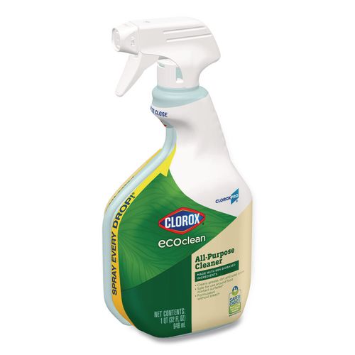 Image of Clorox® 60276 Clorox Pro EcoClean All-Purpose Cleaner, Unscented, 32 oz Spray Bottle, 9/Carton