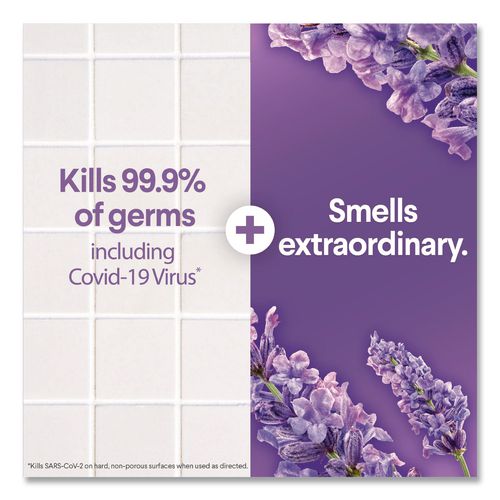 Image of Clorox® 60523EA Scentiva Disinfecting Multi-Surface Cleaner, Bleach Free, Lavender and Jasmine, 32 oz Spray Bottle