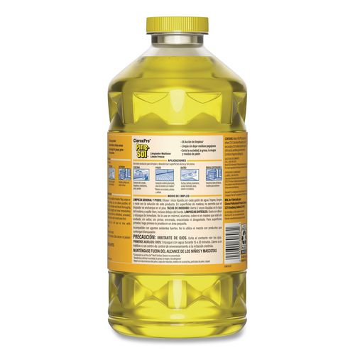 Image of Pine-Sol® 60607EA CloroxPro Multi-Surface Cleaner Concentrated, Lemon Fresh Scent, 80 oz Bottle
