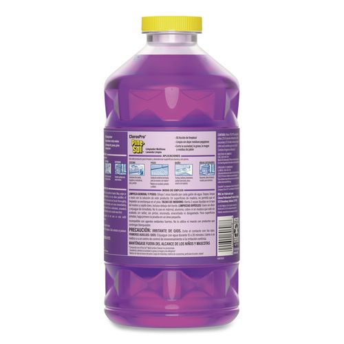 Image of Pine-Sol® 60608CT CloroxPro Multi-Surface Cleaner Concentrated, Lavender Clean Scent, 80 oz Bottle, 3/Carton