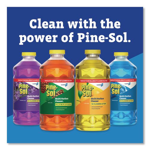 Image of Pine-Sol® 60608EA CloroxPro Multi-Surface Cleaner Concentrated, Lavender Clean Scent, 80 oz Bottle