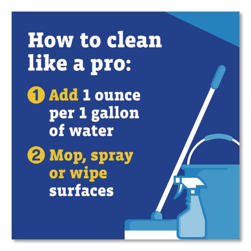 Image of Pine-Sol® 60609CT CloroxPro Multi-Surface Cleaner Concentrated, Sparkling Wave Scent, 80 oz Bottle, 3/Carton