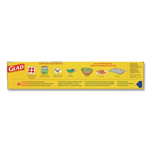 Image of Glad® 70441 Press'n Seal Food Plastic Wrap, 11.8" x 23.7 yd, 12/Carton