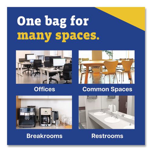 Image of Glad® 78526 CloroxPro ForceFlex Tall Kitchen Drawstring Trash Bags, 13 gal, 24 x 27.38, Gray, 100/Box