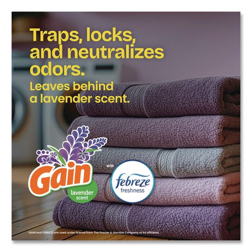 Image of Glad® 78902 ForceFlex Kitchen Drawstring Trash Bags, 13 gal, Gain Lavender Scent, 24 x 27.38, White, 80 Bags/Box, 3 Boxes/Carton