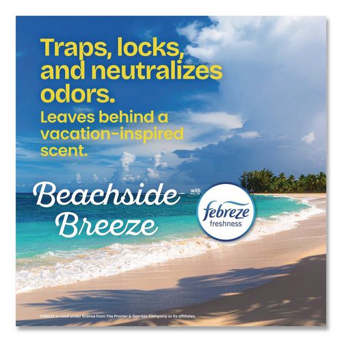 Image of Glad® 79155 OdorShield Small Drawstring Trash Bags, 4 gal, Beachside Breeze Scent, 0.5 mil, 18" x 17", Blue, 80/Box