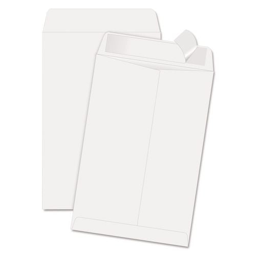Image of Quality Park QUA44334 Redi-Strip Catalog Envelope, #1 3/4, Cheese Blade Flap, Redi-Strip Adhesive Closure, 6.5 x 9.5, White, 100/Box