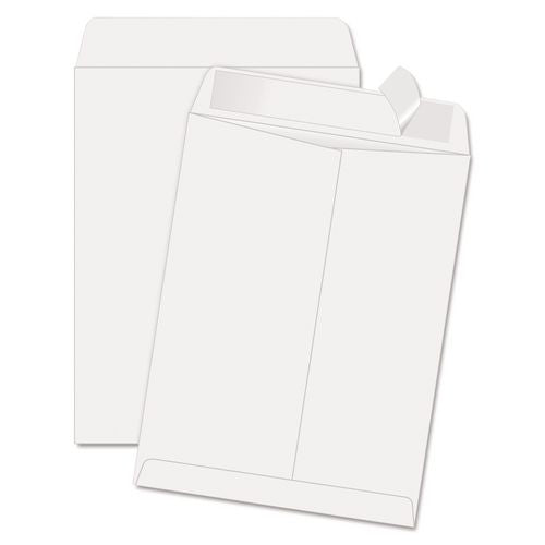 Image of Quality Park Redi-Strip Catalog Envelope, #14 1/2, Cheese Blade Flap, Redi-Strip Adhesive Closure, 11.5 x 14.5, White, 100/Box