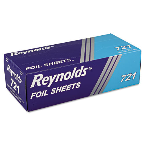 Image of Reynolds Wrap® 000000000000000721 Interfolded Aluminum Foil Sheets, 10.75 x 12, 500/Box, 6 Boxes/Carton