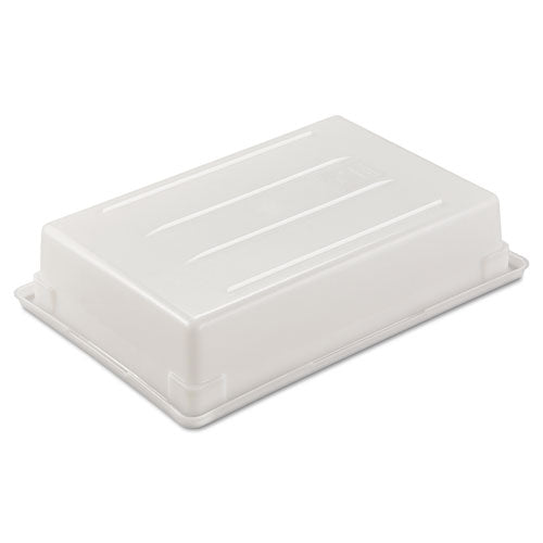 Image of Rubbermaid® Commercial FG350800WHT Food/Tote Boxes, 8.5 gal, 26 x 18 x 6, White, Plastic