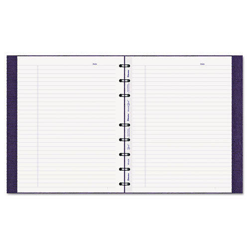 Image of BluelineÂ® MiracleBind Notebook, 1-Subject, Medium/College Rule, Purple Cover, (75) 9.25 x 7.25 Sheets