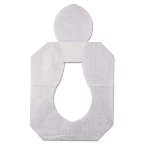 Image of HOSPECO® HG-2500 Health Gards Toilet Seat Covers, Half-Fold, 14.25 X 16.5, White, 250/pack, 10 Boxes/carton