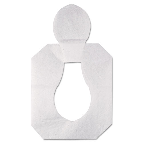 Image of HOSPECO® HG-1000 Health Gards Toilet Seat Covers, Half-Fold, 14.25 X 16.5, White, 250/pack, 4 Packs/carton