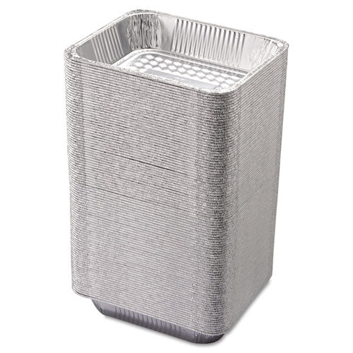 Image of HFA® 32140 Aluminum Steam Table Pans, Half Size Deep, 2.56" Deep, 10.38 x 12.75, 100/Carton