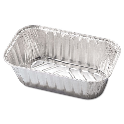 Image of HFA® HFA 31730 Aluminum Baking Pan, #1 Loaf, 1 lb Capacity, 5.72 x 3.31 x 2.03, 200/Carton