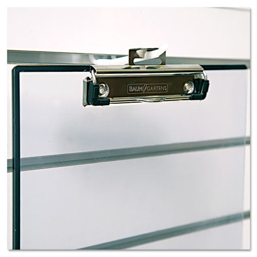 Image of Mobile OPS® BAUTA1611 Quick Reference Clipboard, 0.5" Clip Capacity, Holds 8.5 x 11 Sheets, Clear