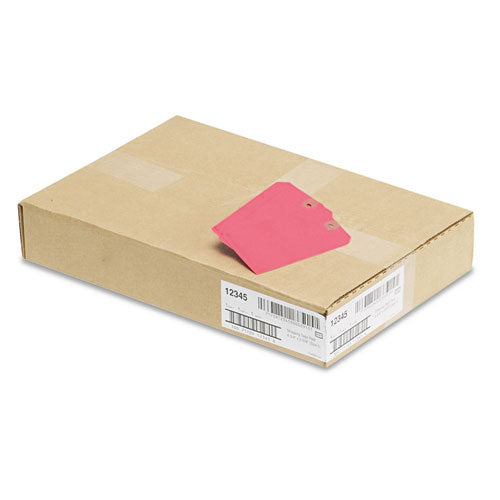 Image of Avery® 12345 Unstrung Shipping Tags, 11.5 pt.Stock, 4.75 x 2.38, Red, 1,000/Box
