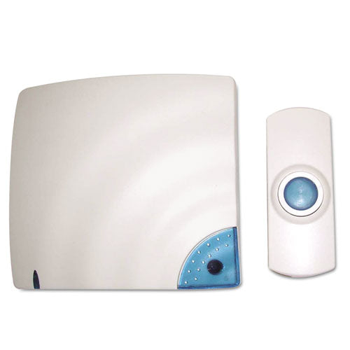 Image of Tatco 57910 Wireless Doorbell, Battery Operated, 1.38 x 0.75 x 3.5, Bone