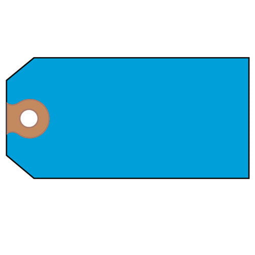 Image of Avery® AVE12355 Unstrung Shipping Tags, 11.5 pt Stock, 4.75 x 2.38, Blue, 1,000/Box