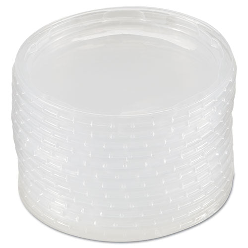 Image of WNA WNA APCTRLID Deli Container Lids, Plug-Style, Clear, Plastic, 50/Pack, 10 Packs/Carton