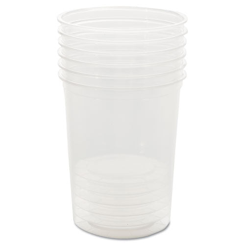 Image of WNA WNA APCTR32 Deli Containers, 32 oz, Clear, Plastic, 50/Pack, 10 Packs/Carton