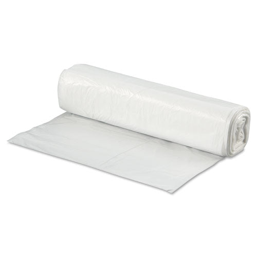 Image of Boardwalk® Z6639LN GR1 High-Density Can Liners, 33 gal, 9 mic, 33" x 39", Natural, Perforated Roll, 25 Bags/Roll, 20 Rolls/Carton