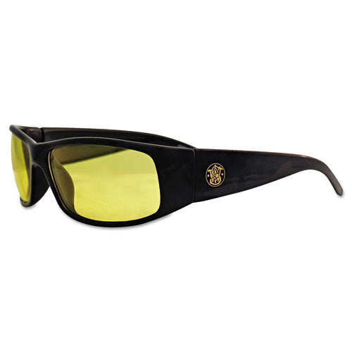 Image of Smith & Wesson® 21305 Elite Safety Glasses 3016314, Black Full Frame, Amber Dual Lens
