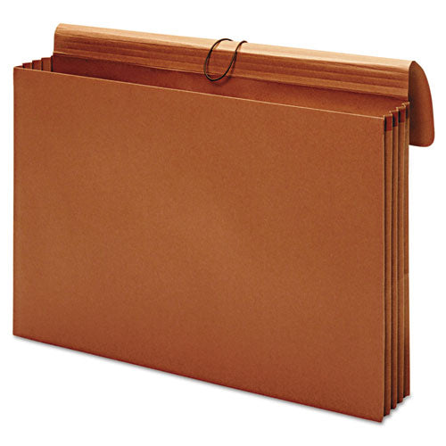 Image of Pendaflex® B1060E Expanding Wallet, 3.5" Expansion, 1 Section, Elastic Cord Closure, Tabloid Size, Brown