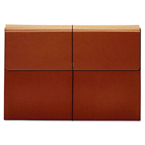 Image of Pendaflex® B1060E Expanding Wallet, 3.5" Expansion, 1 Section, Elastic Cord Closure, Tabloid Size, Brown