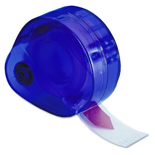 Image of Redi-Tag® 82025 Arrow Message Page Flags in Dispenser, "FIRMAR AQUI", Red, 120 Flags/Pack
