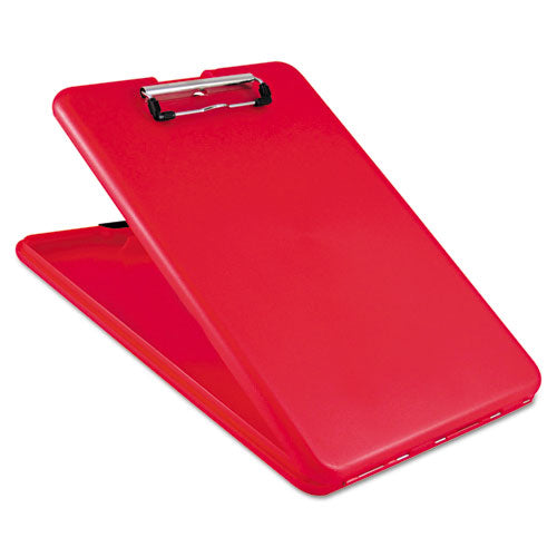 Image of Saunders 00560 SlimMate Storage Clipboard, 0.5" Clip Capacity, Holds 8.5 x 11 Sheets, Red