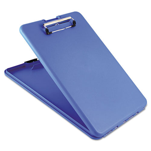 Image of Saunders 00559 SlimMate Storage Clipboard, 0.5" Clip Capacity, Holds 8.5 x 11 Sheets, Blue