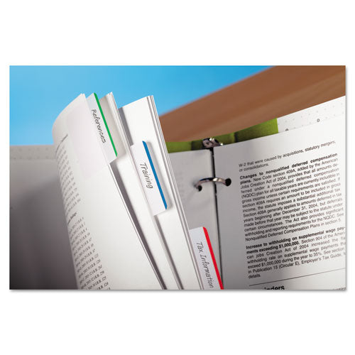 Image of Post-it® Tabs 686F-1 Lined Tabs, 1/5-Cut, Assorted Colors, 2" Wide, 24/Pack