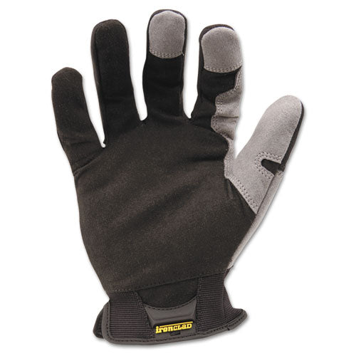 Image of Ironclad WFG-05-XL Workforce Gloves, EN388: 3121, X-Large, Gray/Black, Pair