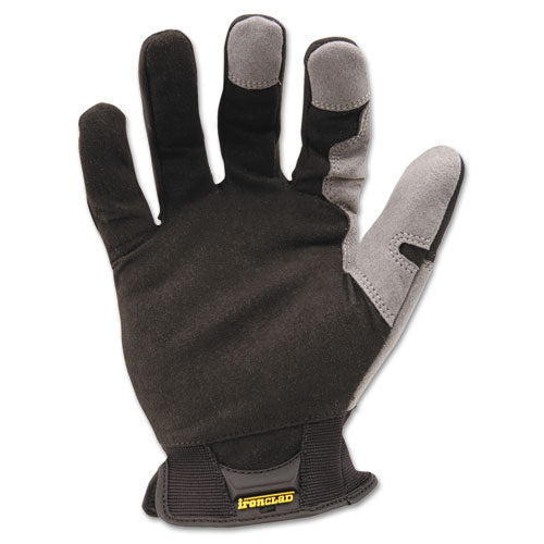 Image of Ironclad WFG-04-L Workforce Gloves, EN388: 3121, Large, Gray/Black, Pair