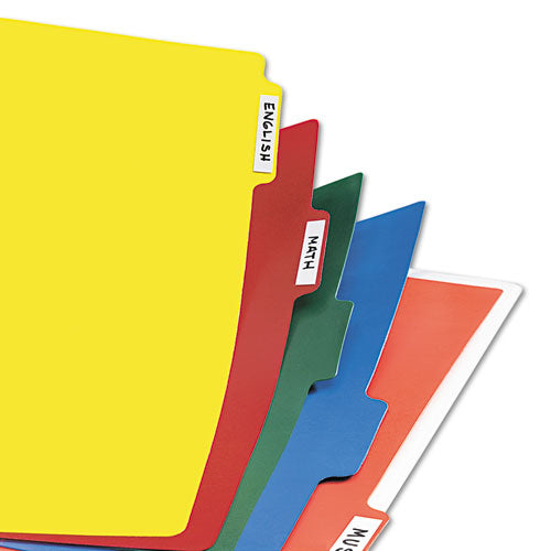 Image of Avery® 23084 Heavy-Duty Plastic Dividers With Multicolor Tabs And White Labels , 8-Tab, 11 X 8.5, Assorted, 1 Set