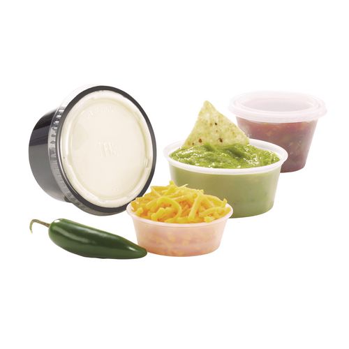 Image of Fabri-Kal® 000000000009505195 Portion Cups, 2 oz, Plastic, Clear, 250/Sleeve, 10 Sleeves/Carton