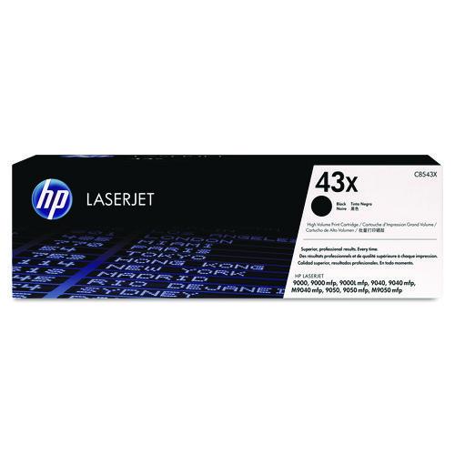 Image of HP C8543X HP 43x, (c8543x) High-Yield Black Original Laserjet Toner Cartridge