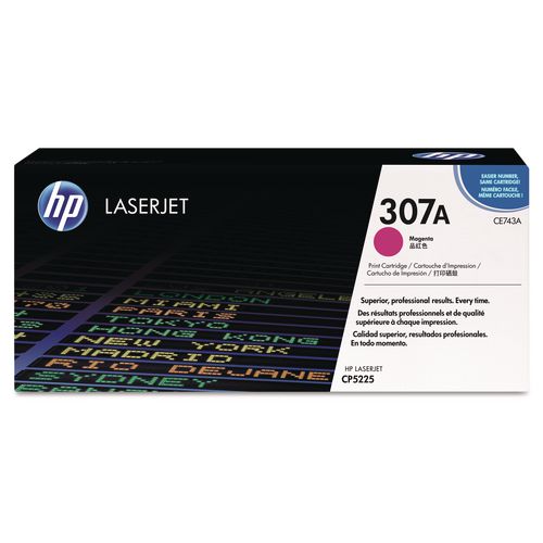Image of HP CE743A HP 307a, (ce743a) Magenta Original Laserjet Toner Cartridge