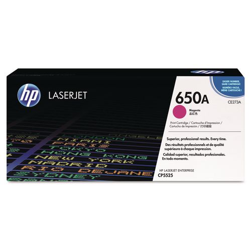 Image of HP CE273A HP 650a, (ce273a) Magenta Original Laserjet Toner Cartridge